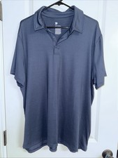 NWT Men  s All In Motion Navy Blue Moisture Wicking Collared Polo Shirt Size XL