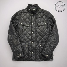 Barbour International Steve McQueen Mulholland Quilted Jacket Men’s Medium Black