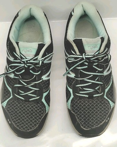 Ryka Damen 8.5W Revive RZX Wanderschuhe schwarz aqua Schnürschuhe Trail Wandern Laufen - Bild 3 von 9