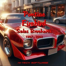 Pontiac Firebird Sales Brochures 1967-2002
