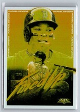 2020 Topps Fire #FIU-5 Rafael Devers Fired Up Gold Minted