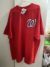 Majestic MLB WASHINGTON NATIONALS T-shirt With Classic Curly W XXL