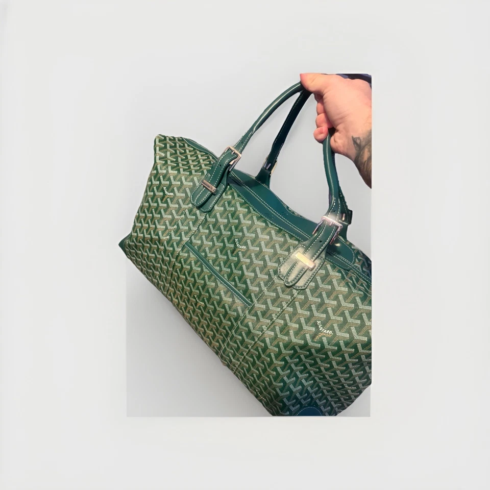Bolsa de lona Goyard Boeing 55 verde Foto 3 de 4