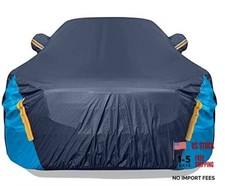 Car Cover Waterproof All Weather for Automobiles, 6 Layers Sedan-XL Blue