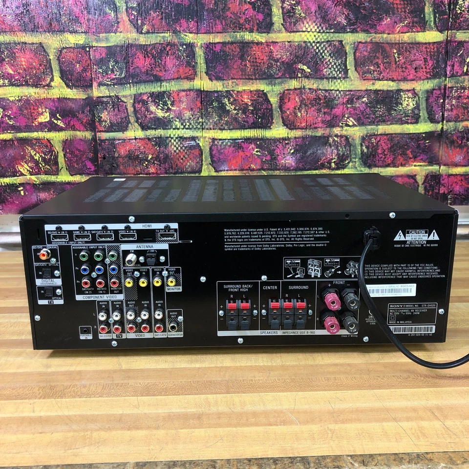 Sony STR-DH520 7.1 Ch HDMI Home Theater Surround Sound Receiver No Remote Tested - Image 3 of 4