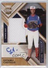 2018 Panini Elite Extra Edition Gold 99/99 Estanli Castillo #FTSA-EC Auto s3g