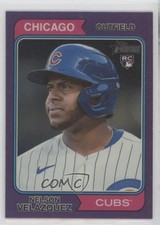 2023 Heritage Hot Box Chrome Purple Refractor Nelson Velazquez Velázquez g1z