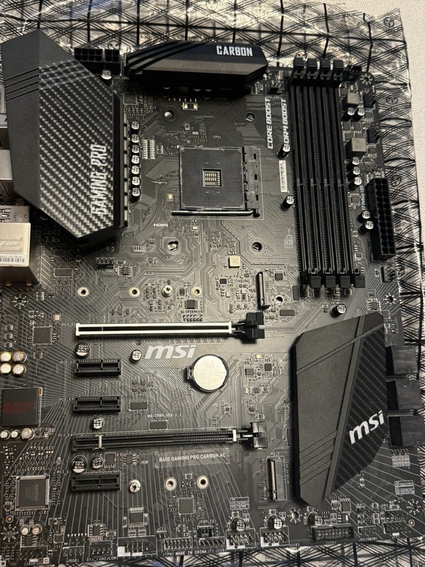 MSI B450 Gaming Pro Carbon AC Motherboard - READ DESCRIPTION