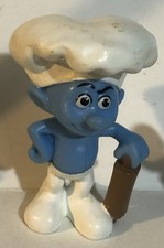 Baker Smurf The Smurfs McDonald  s Happy Meal Action Figure Toy Af2