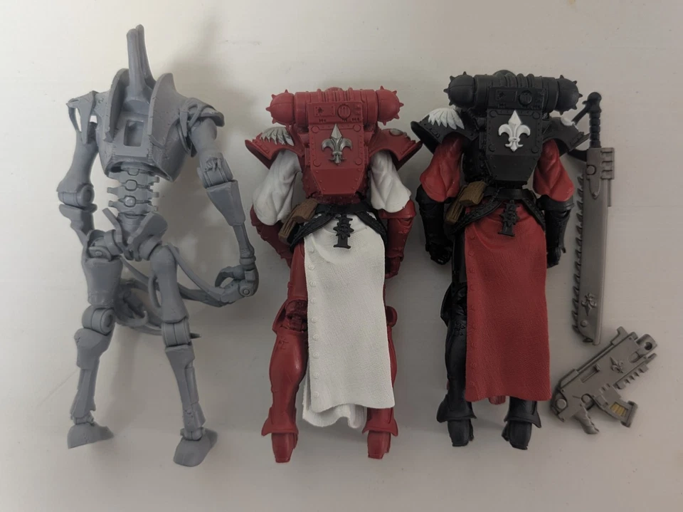 McFarlane Warhammer 40K Adepta Sororitas & Necrom Flayed One Lot - Image 2 of 2