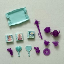 Barbie Fairytale Collection Clara Rapunzel Odette Bett Bed Zubehör 2000er