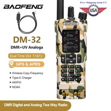 BAOFENG DM-32UV DMR Digital Radio Simulation GPS/APRS Air Band FM Radio  USB