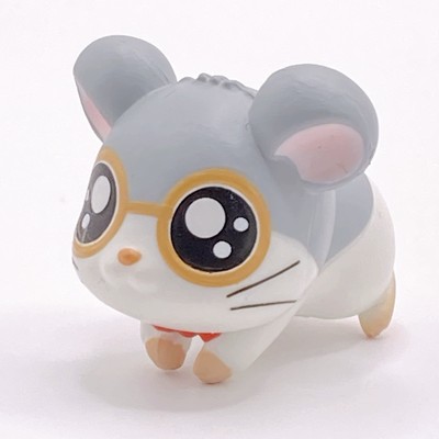 Megane-kun Tottoko Hamtaro Hugcot Minifigur Maskottchen Gashapon Bandai Japan...