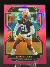 2021 Panini Prizm Football Eric Stokes Pink Prizm Rookie Card #433 Packers NM-M!. rookie card picture