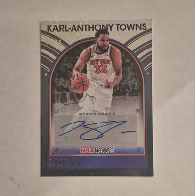 Topps 2025-26 Hoops Karl-Anthony Towns 1989 Signatures Auto #89S-KT