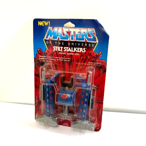 Masters Of The Universe Stilt Stalkers Vtg 1985 Accessory Set New Sealed Package