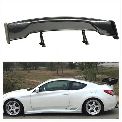 57'' Auto 3D 3DI GT JDM Racing Car Trunk Carbon Fiber Rear Diffuser Wing Spoiler
