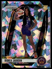 2024 Panini Prizm WNBA #144 Rickea Jackson Ice Prizms RC