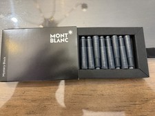 Montblanc Mystery Black Ink Cartridges 8 Pack for Fountain Pens- USA Seller