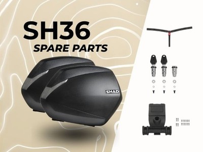 SHAD SH36 Gepäckträgertasche Ersatzteile Motorrad Ersatz Gepäck Schlüssel, Schlösser, Gurte