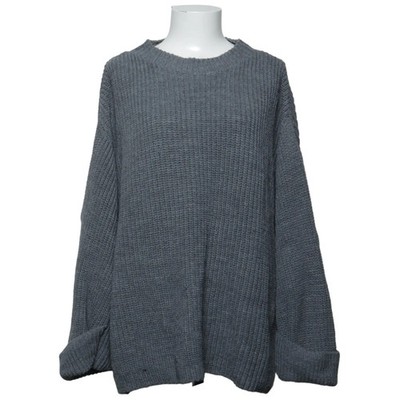 Strickpullover, Größe: S, Grau, Acryl, Rippenstrick, Damen #CmA