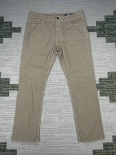 Vineyard Vines By Shep And Ian Corduroy Pants Mens 36 Beige Logo Cotton Mid Rise