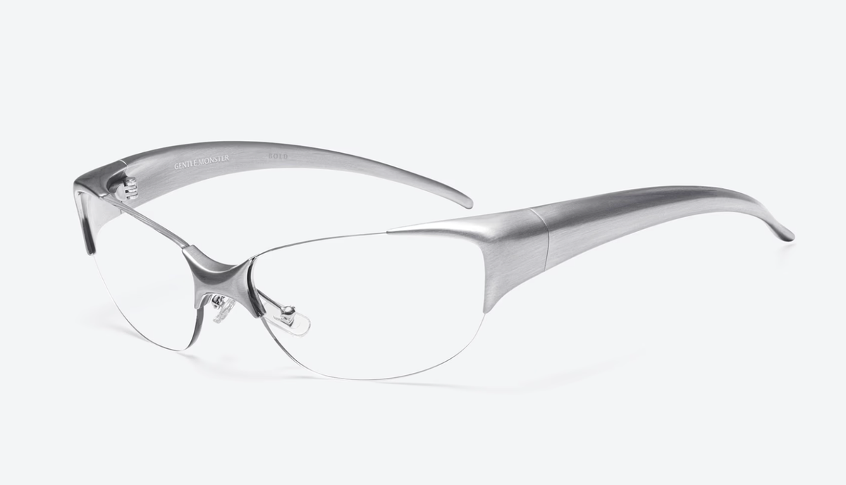 Gentle Monster Hypnosis A02 Silver Metal Frame / Clear