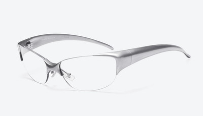 Gentle Monster Hypnosis A02 Silver Metal Frame / Clear Lenses_Tracking