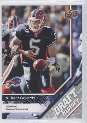 2009 Upper Deck Draft Edition Draft History Trent Edwards #175 0j0 - Image 1 of 3