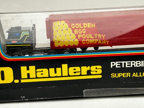 Shinsei Diecast No. 4165 HO Scale Peterbilt Refrigerated Semi Truck with Box - Picture 3 of 16