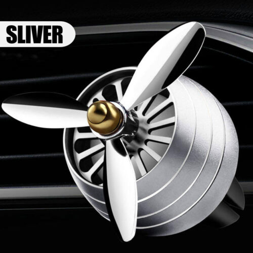 1/2 Car Air Freshener Vent Clip LED Light Fan Fragrance Aroma Perfume Diffuser - Picture 10 of 20
