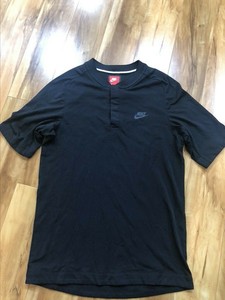 collarless polo nike