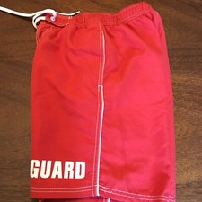 Men  s BLARIX Lifeguard Swim Red X-small Board Shorts Brand New Tags XS Lined New