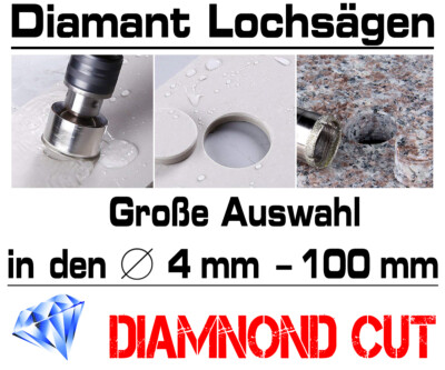 5-tlg Diamantbohrer Set Diamantbohrer Set 5-tlg - Fliesenbohrer Für Glas, Keramik, Granit 5-12mm Fliesenbohrer Set 5tlg