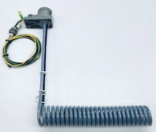 CHROMALOX GTFL-34 FLUOROPOLYMER COVERED ELECTRIC IMMERSION HEATER 480V 3KW