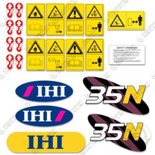 Fits IHI 35N Decal Kit Mini Excavator Replacement Decals (IHI 35 N)