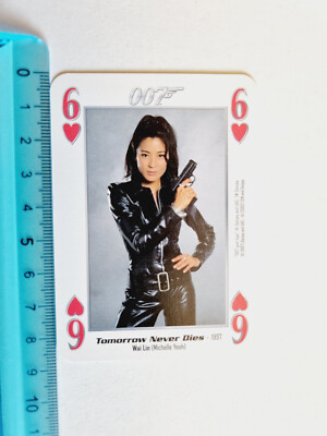 KARTE Michelle Yeoh Tomorrow Never Dies Agent 007 James Bond Original Karte Neu