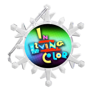 In Living Color Fox TV Show Snowflake Blinking Holiday Christmas Tree Ornament