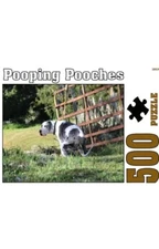Pooping Pooches Gag Gift Jigsaw Puzzle