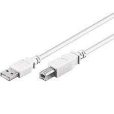 Manhattan Cavo USB 2.0 A / B 1,8 m Bianco