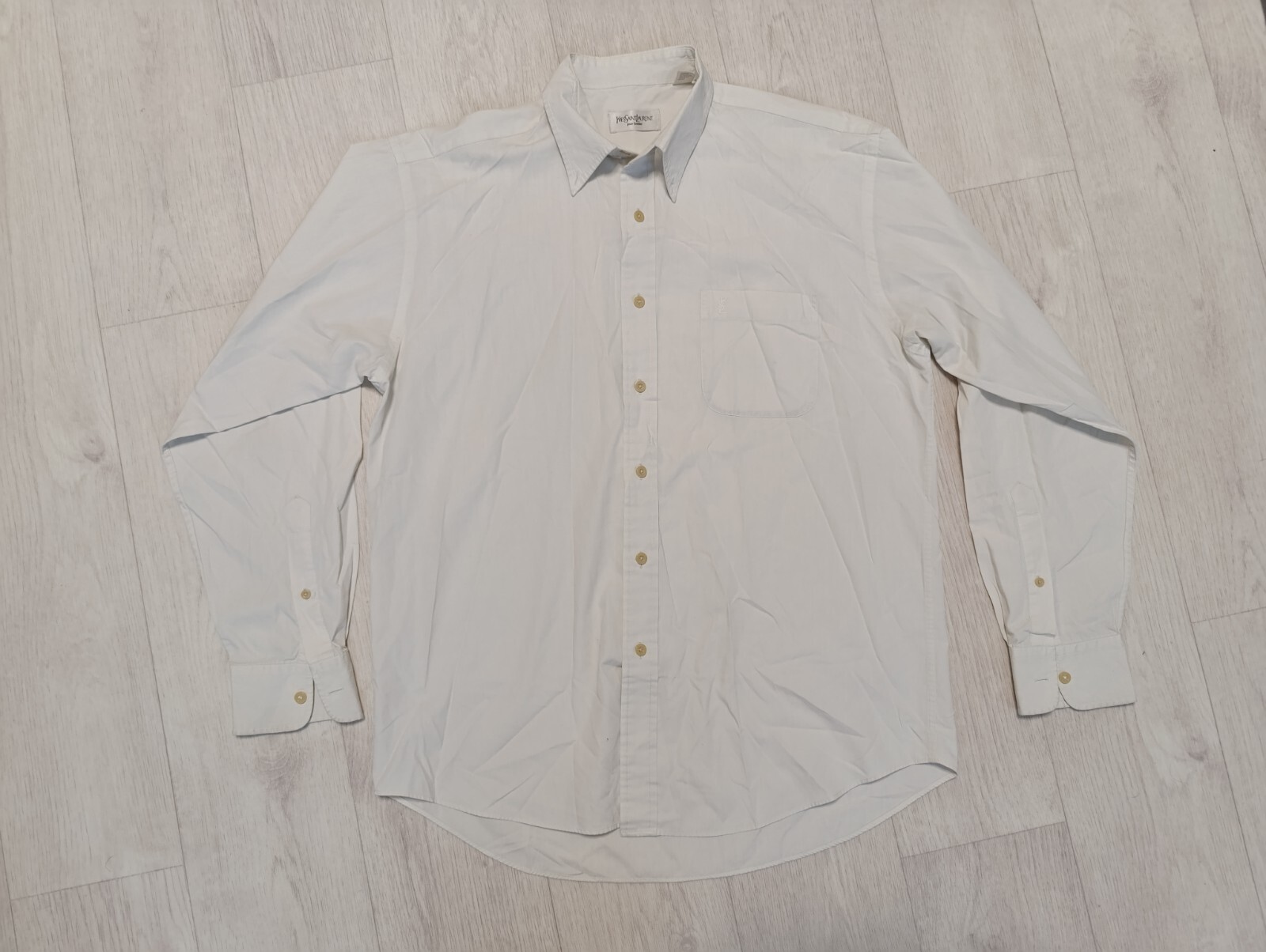 yves saint laurent uomo. Camicia bianca uomo. Taglia 16 (40 41)