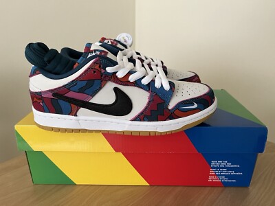 Nike SB Dunk Low Pro QS X Parra - UK 6 EU 40 - DH7695 600 - NEU DS
