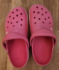 CROCS Classic Pink Clog Unisex Adult Sandal Size M-8 W-10 Straps