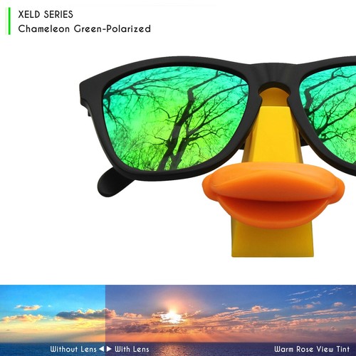 Lente de repuesto polarizada hdhut Xeld para Oakley Twoface XL verde camaleón - Imagen 4 de 7