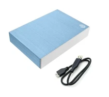 Seagate Backup Plus Portable USB 3.0 Enclosure 2.5" 15mm Hard Drive Case Blue