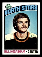 1976 Topps Hockey #73 Bill Hogaboam EX/MT *d3