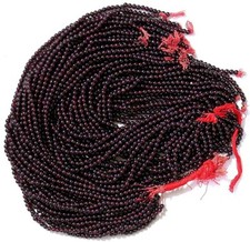One 6.5mm To 7mm Natural AAA Garnet Round Gemstone Beads 15 Inch Strand GBS8