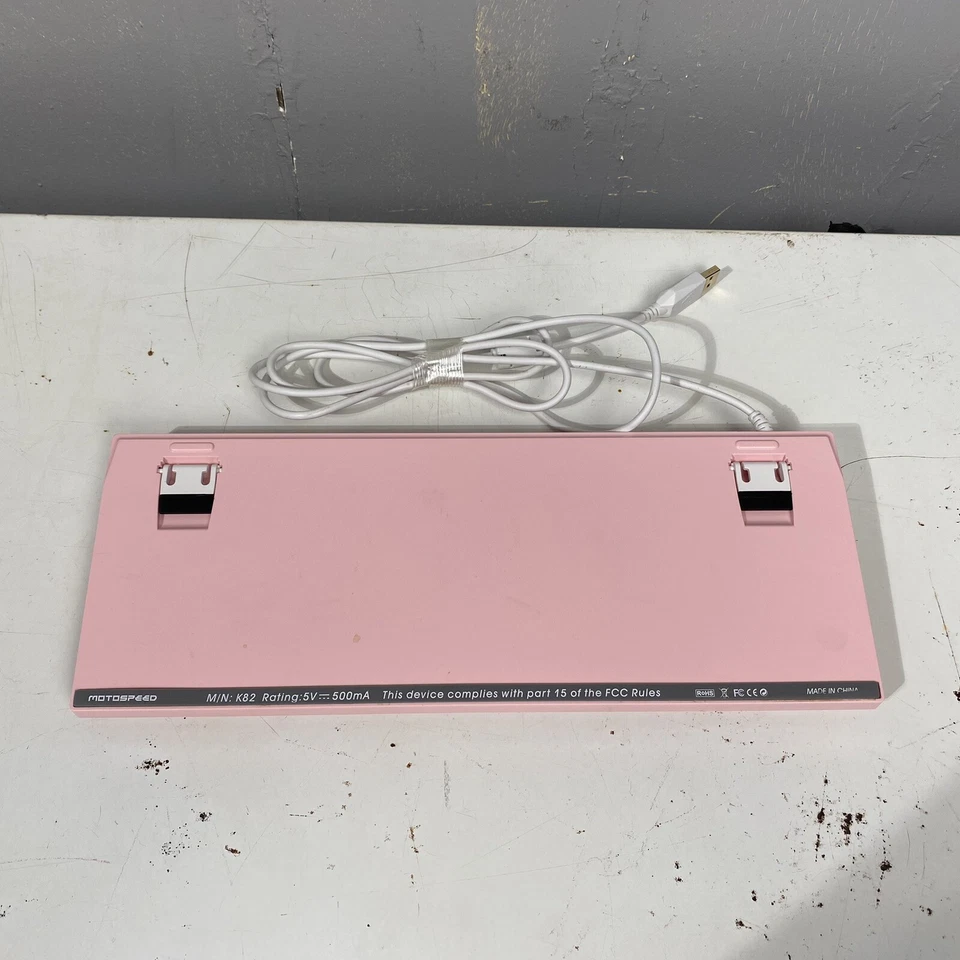 Mechanical Wired Keyboard White LED backlit *BARBIE PINK*  - Image 3 of 3