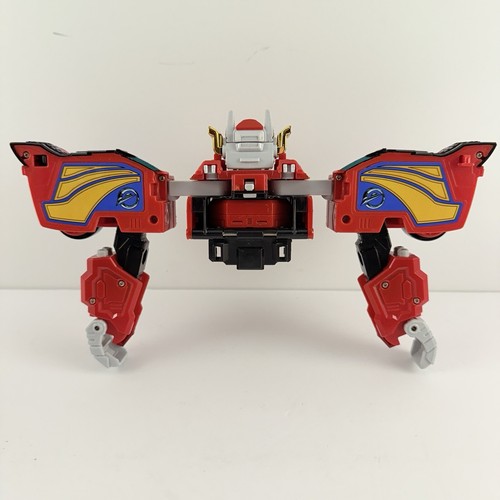 Bandai-Power Rangers-Red DX Engine Sentai Go-onger Speedor 01-Soul Works! Video! - Foto 5 di 12