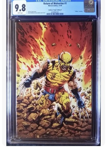 Return of Wolverine (2018 Marvel) #1 McNiven Virgin Variant CGC 9.8 1:1000